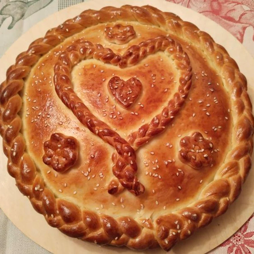 Пирог с капустой и яйцом
