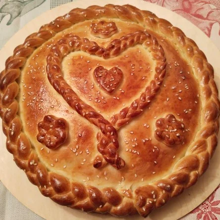 Пирог с капустой и яйцом